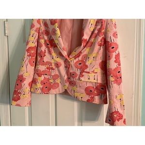 Apostrophe Petite Floral Blazer